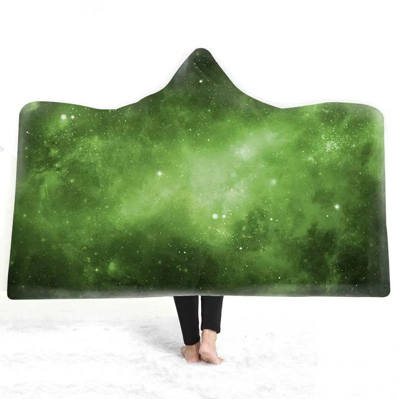 Celestial Dreams - European Style Starry Sky Hooded Blanket