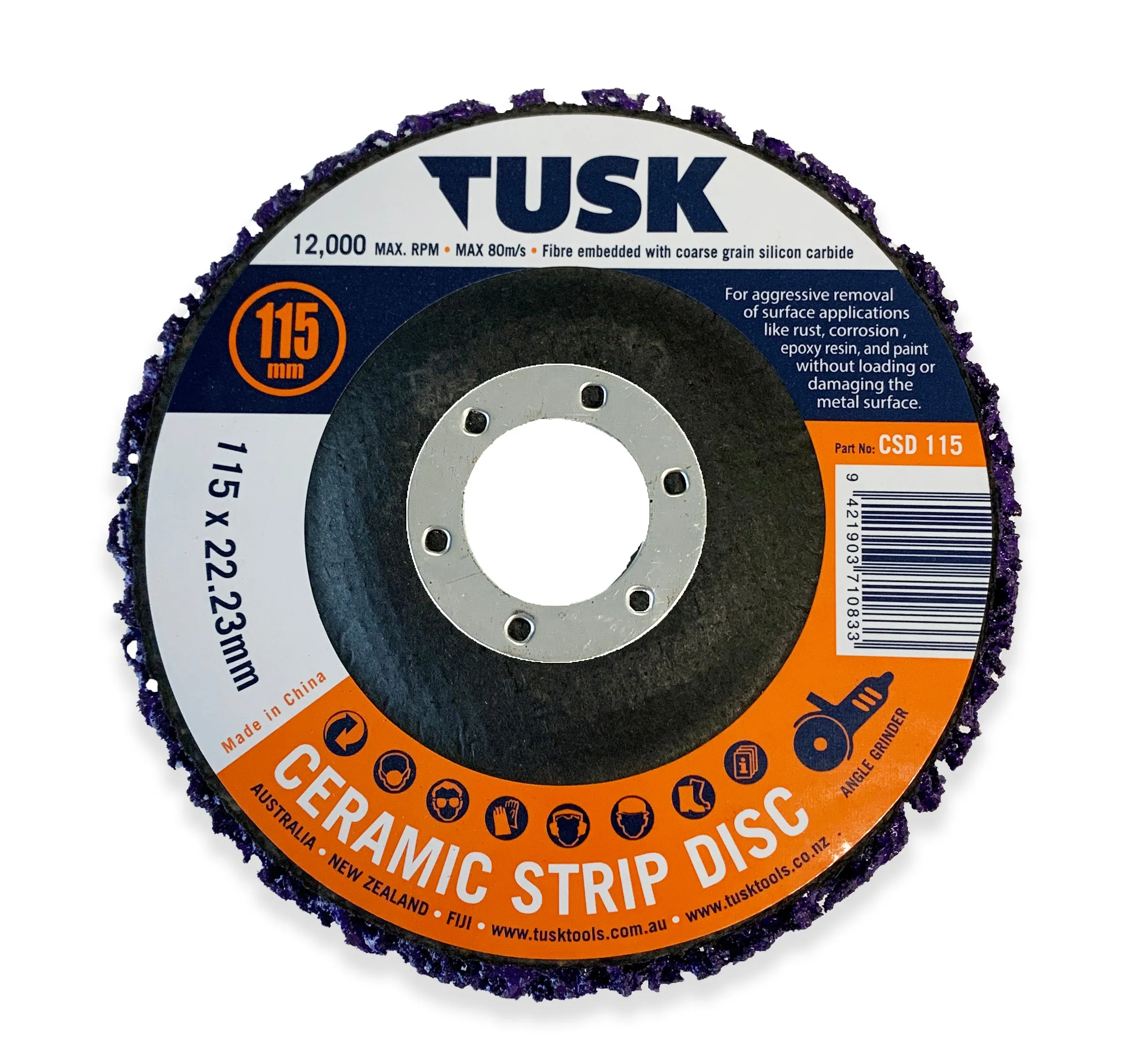 Ceramic Strip Disc 115 x 22.23mm