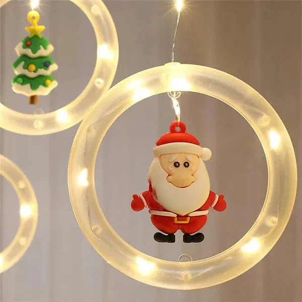 Christmas Lights LED Holiday Light - LED Light Fairy Curtain String Lights