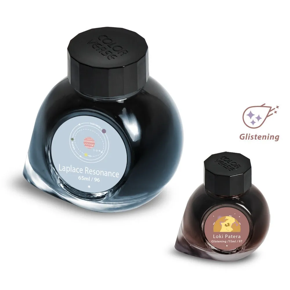 Colorverse Bottled Ink Set - Laplace Resonance   Loki Patera