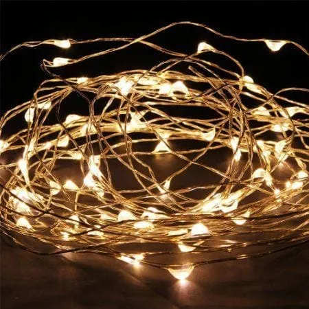 Copper wire fairy string lights - micro drop led 20m - 200 leds