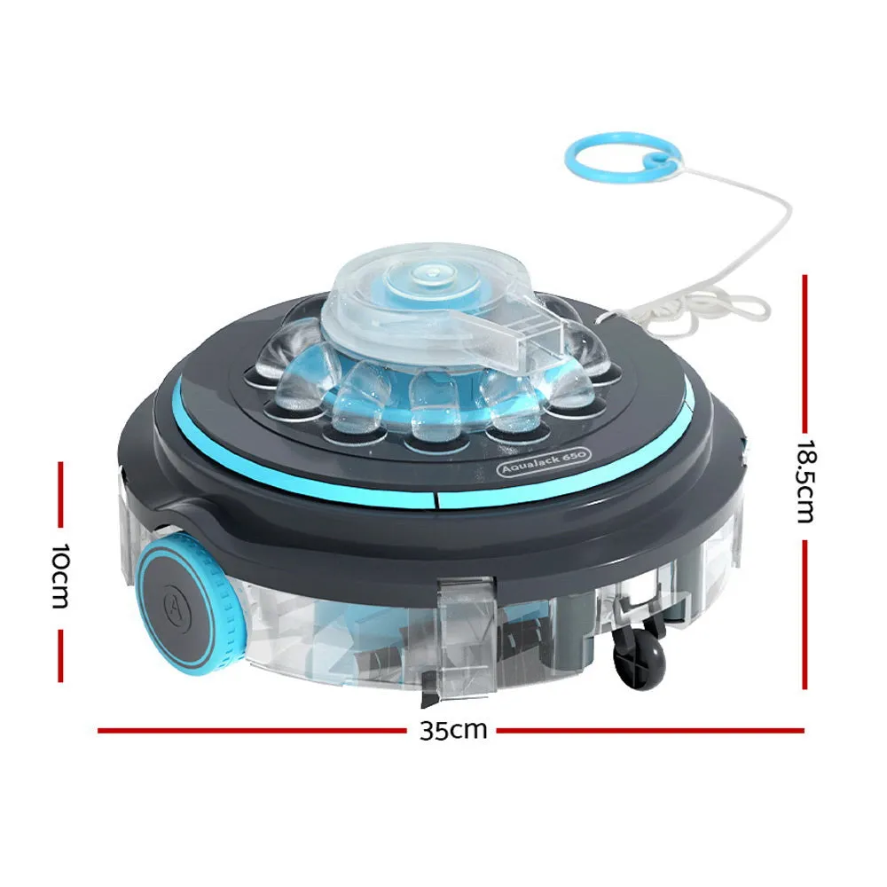 Cordless Robotic Pool Cleaner, Smart Vacuum, 80m² - Aquabuddy