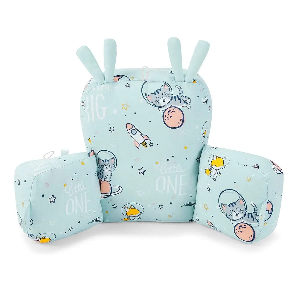 Cotton Pram Pillow cum Baby Seat , Spacewalk