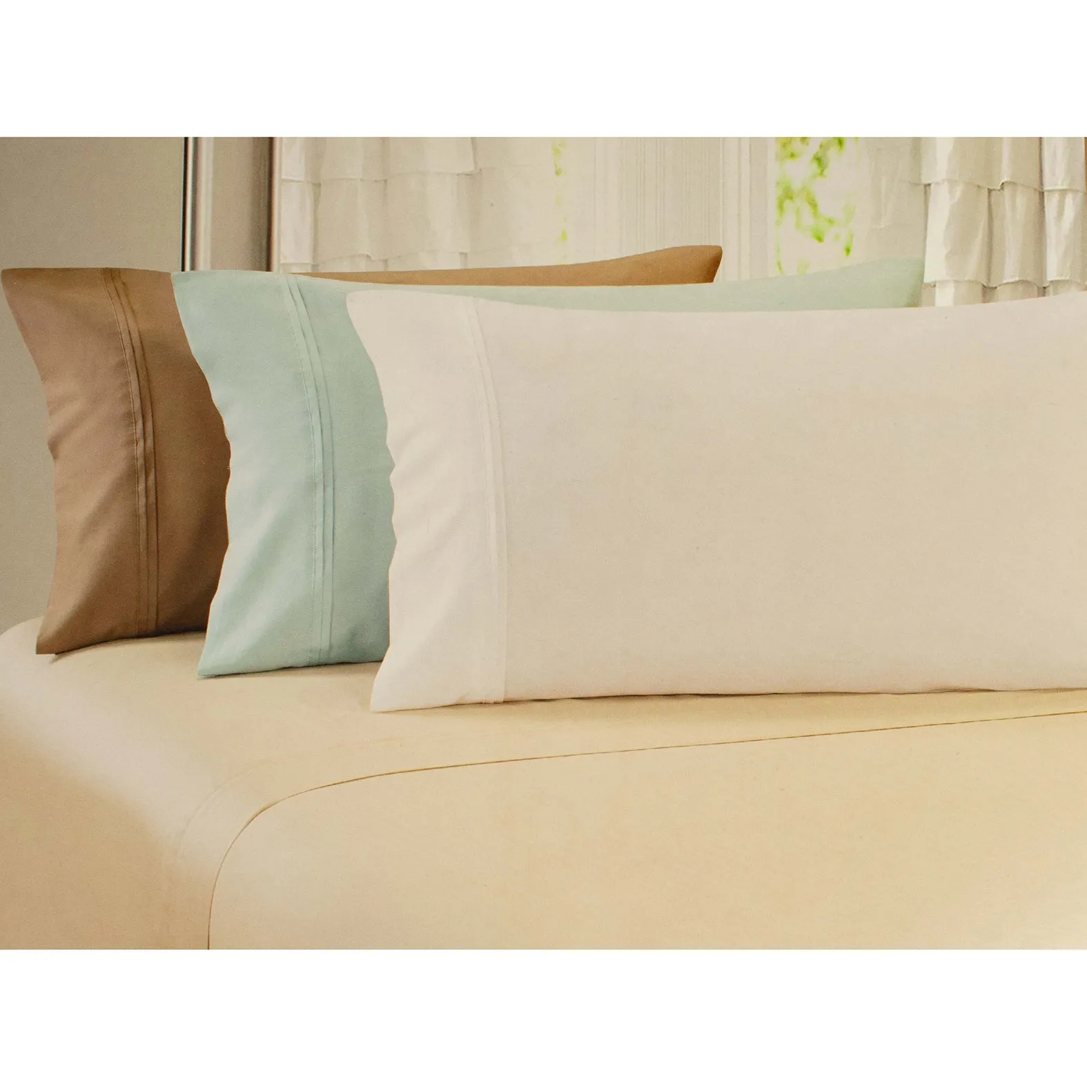 Cotton Sateen Pillowcase Pair 550 Thread Count