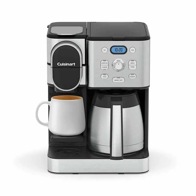 Cuisinart Coffee Center 10 Cup Thermal Coffeemaker and Single-Serve