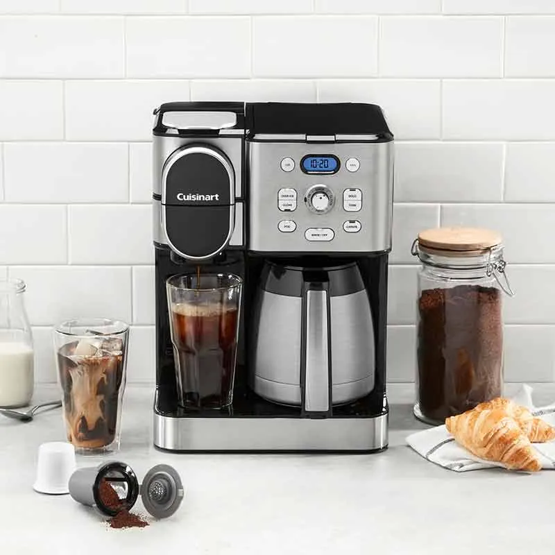 Cuisinart Coffee Center 10 Cup Thermal Coffeemaker and Single-Serve