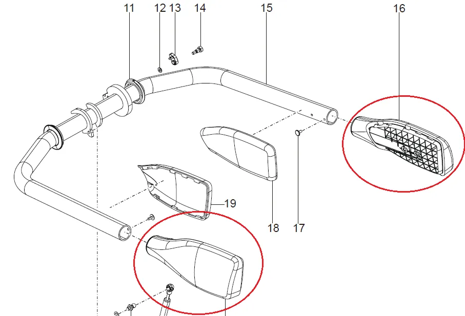 Cushion Pad Kit Pair BT Toyota LPE200 7615779