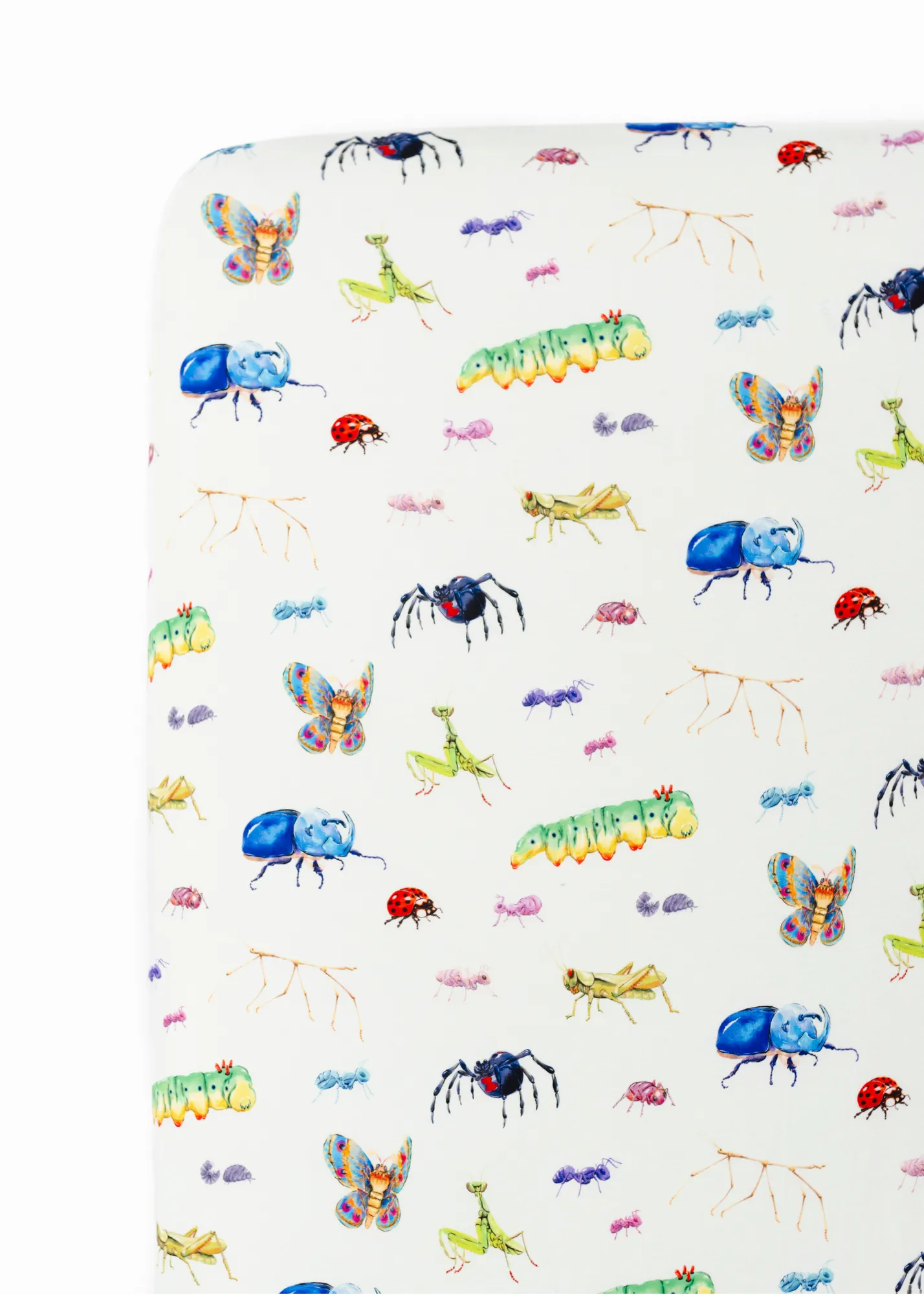 Cute as a Bug Bamboo Crib Sheet