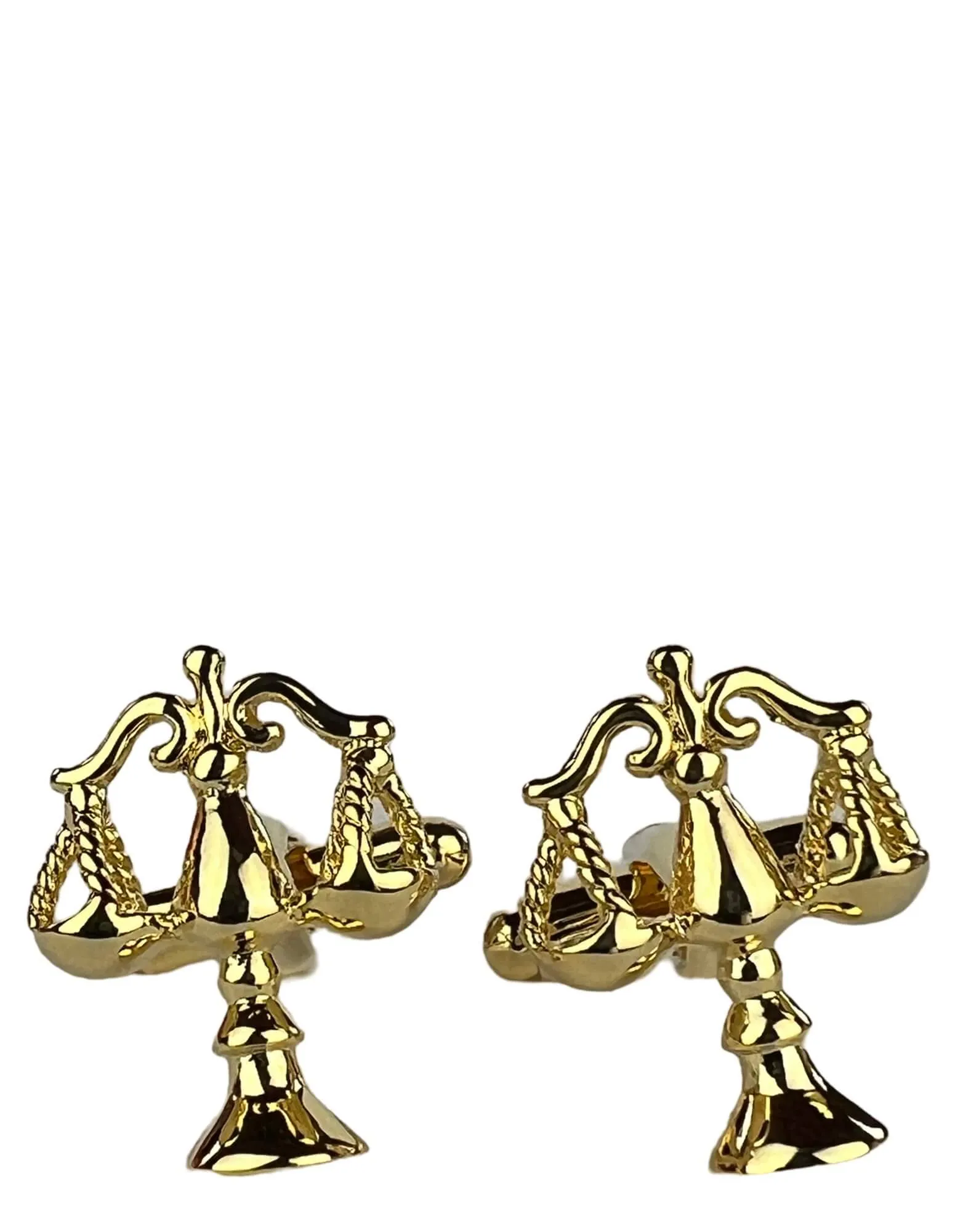 DÉCLIC Scales of Justice Cufflink - Gold