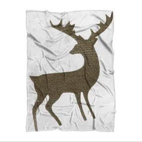 Deer Sublimation Throw Blanket