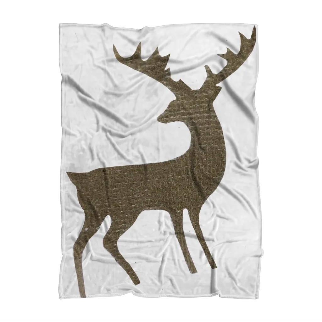 Deer Sublimation Throw Blanket