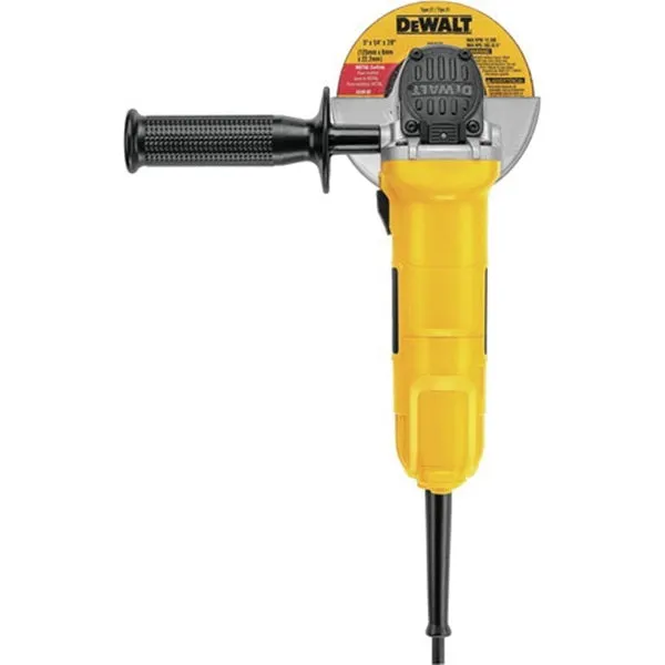 DeWALT DWE4011 Corded 4.5" Small Angle Grinder w/One-Touch Guard