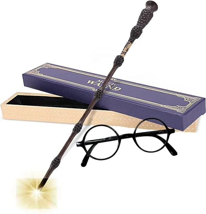 Dumbledore Light Wand Toy for Kids Gift with Sunglass Harrypotter