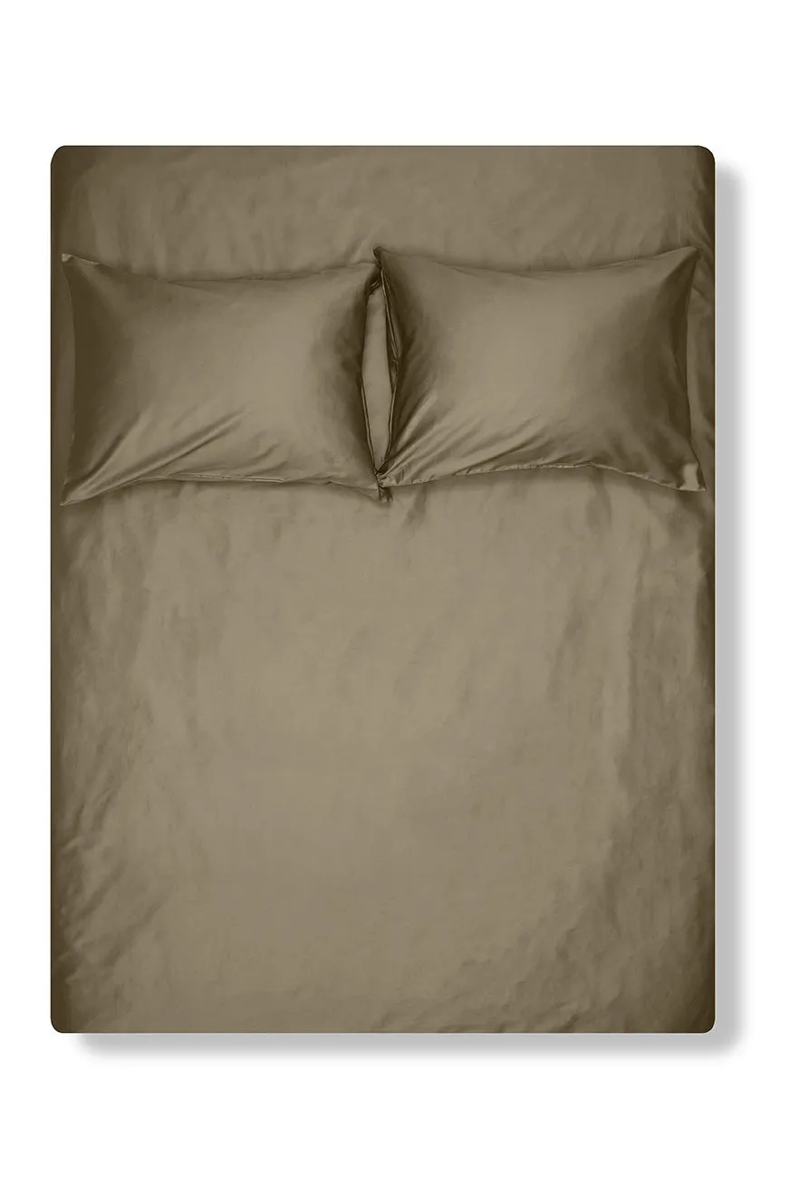 Egyptian Cotton Sateen Bedding in Olive Color