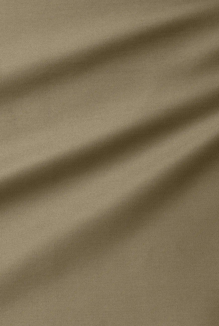 Egyptian Cotton Sateen Bedding in Olive Color