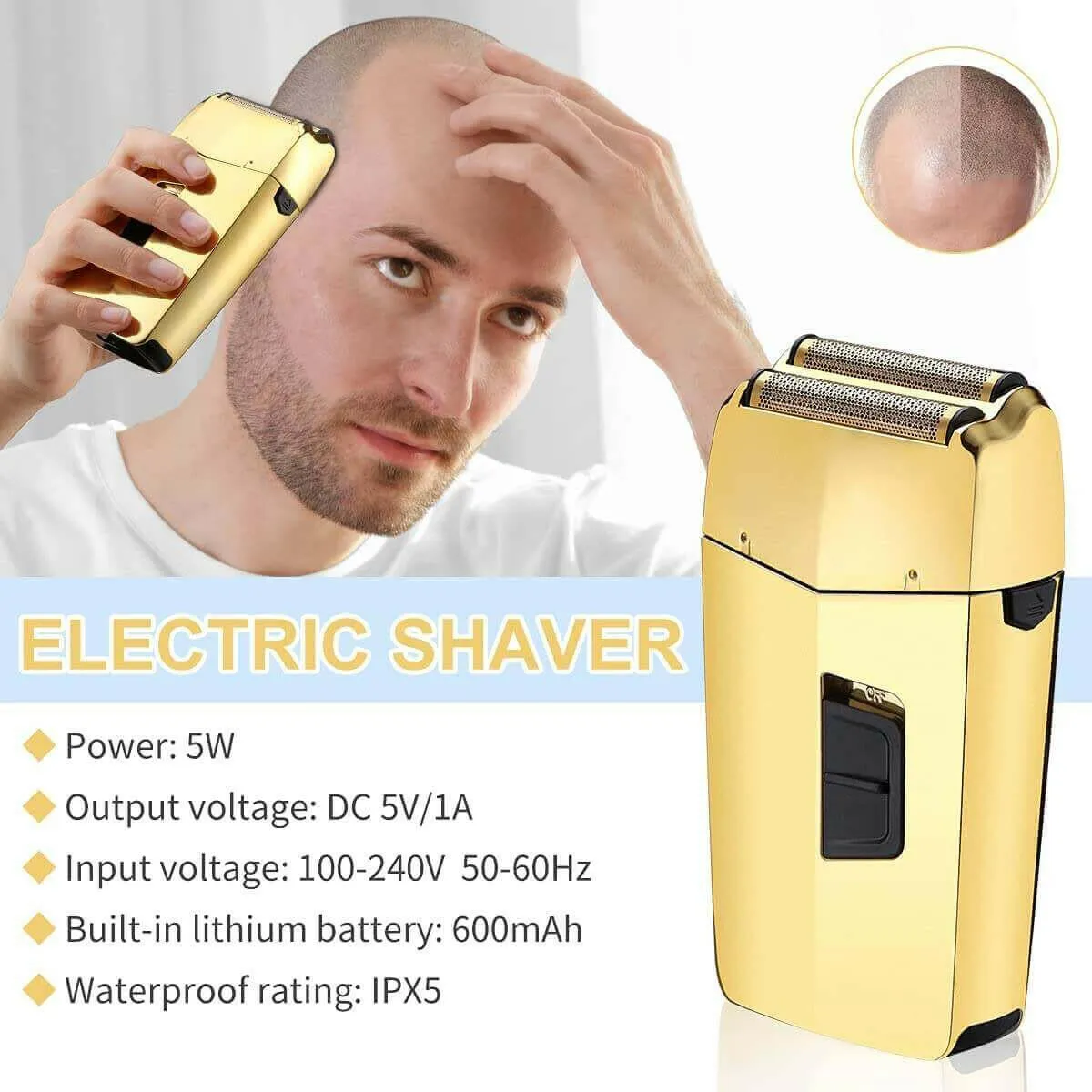 Electric Foil Shavers Men's Beard Shaver Foil Electric Razor