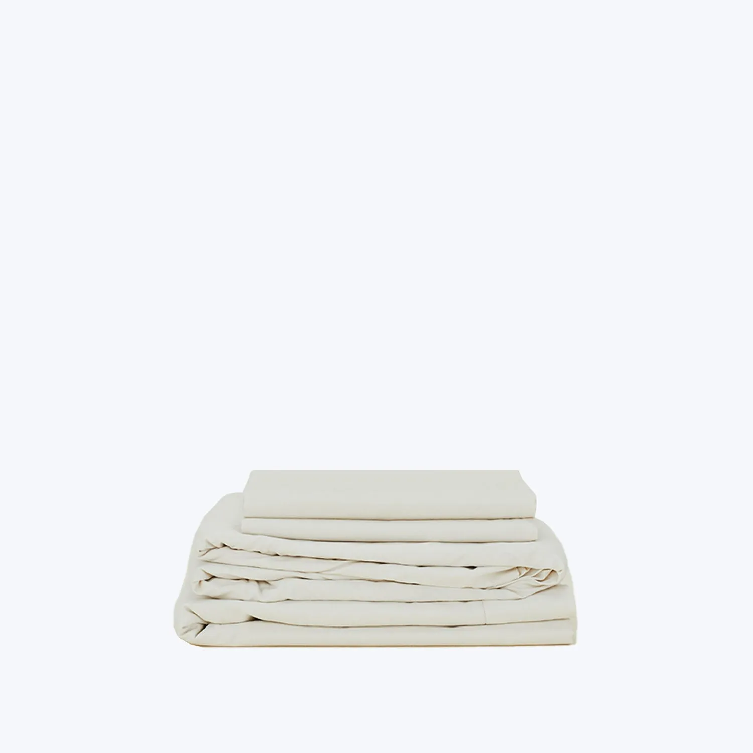 Essential Percale Sheet Ivory