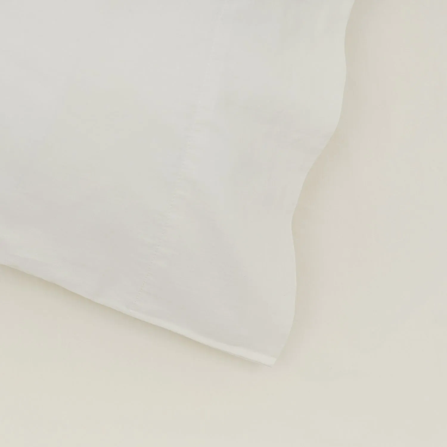 Essential Percale Sheet Ivory