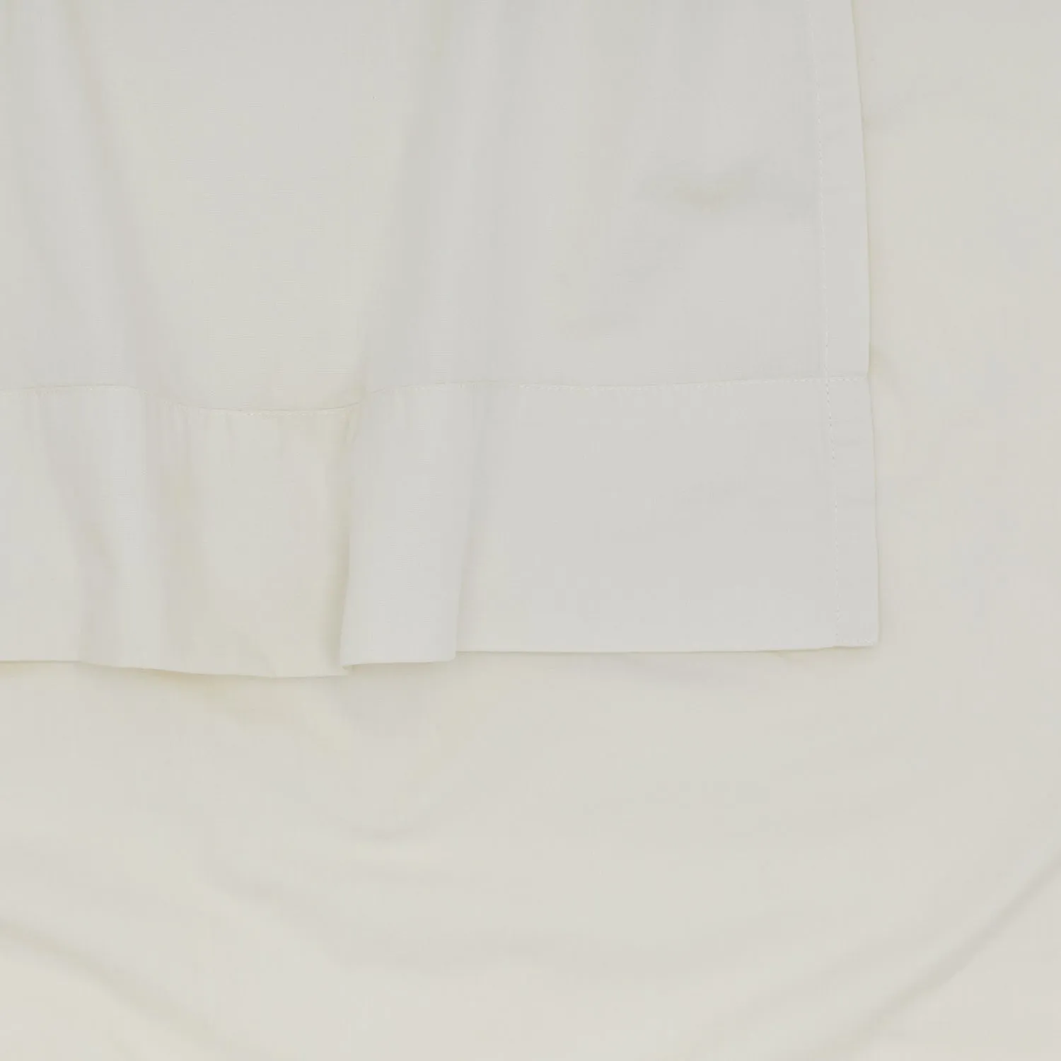 Essential Percale Sheet Ivory