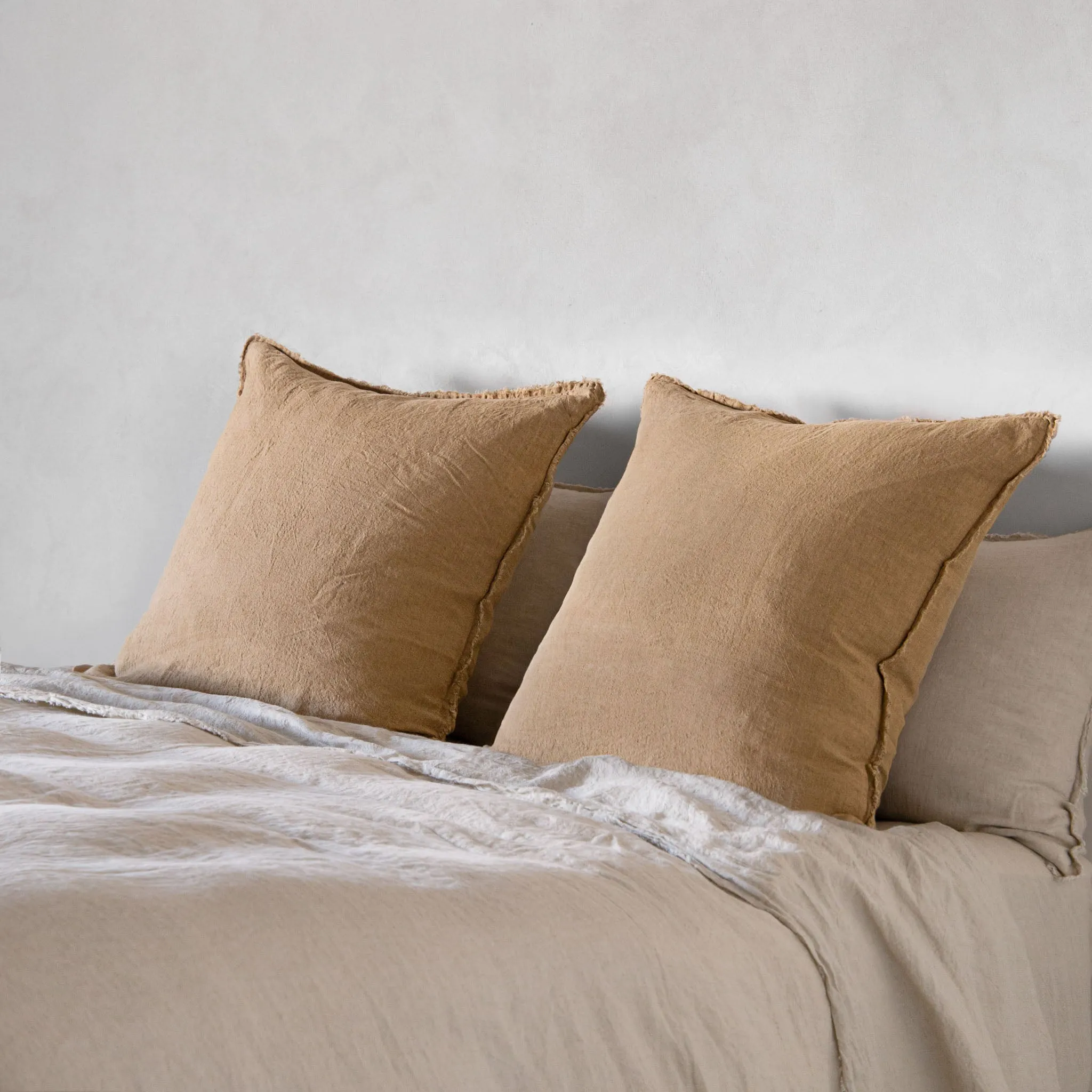 Flocca European Linen Pillowcase - Carmel