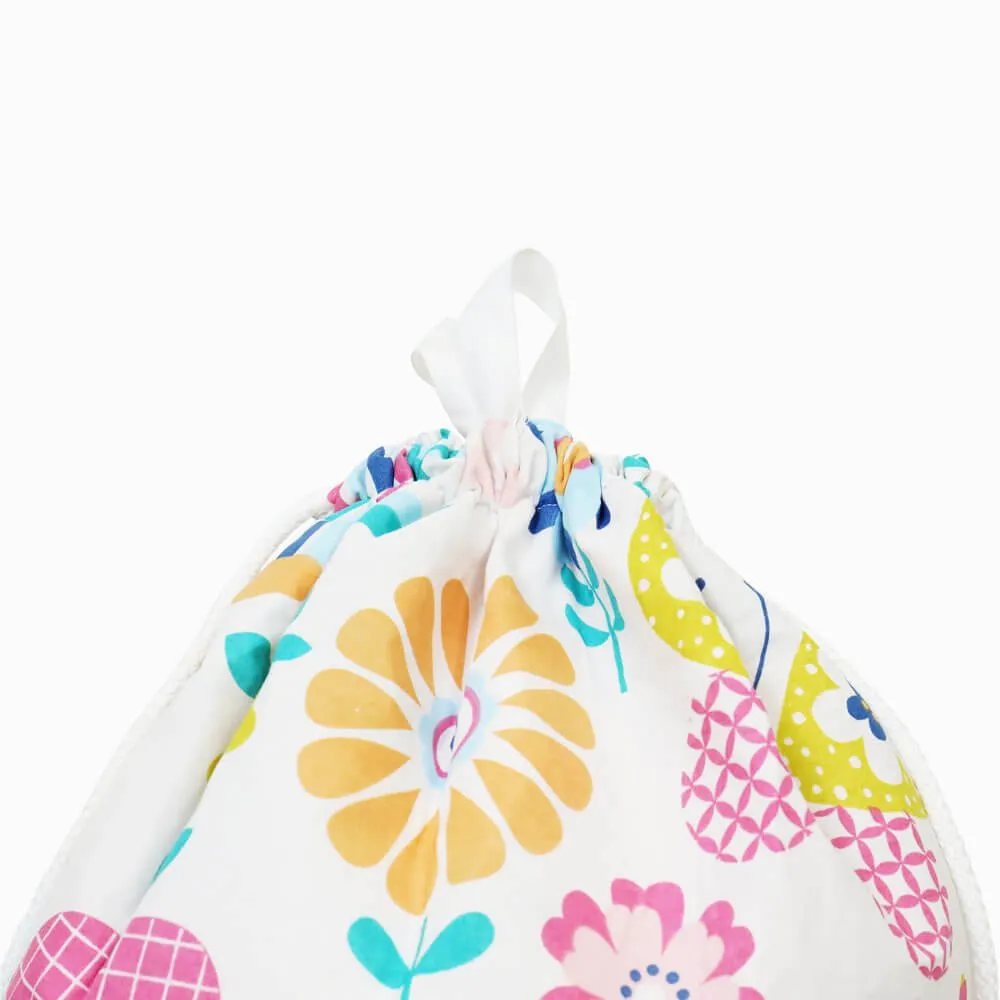 Flower Garden Toy Storage Bag