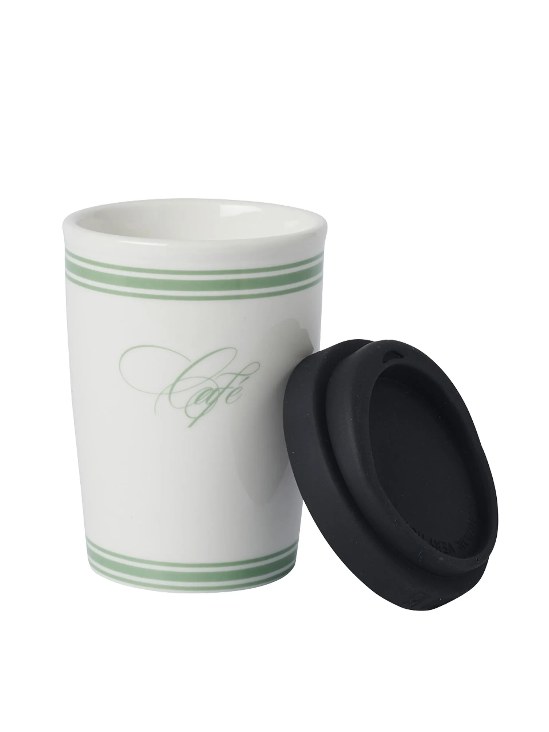 French café travel coffee cup