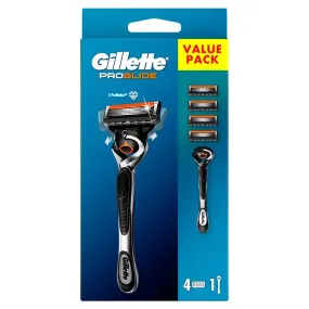 Gillette Fusion Proglide Starter Set 4 Pack