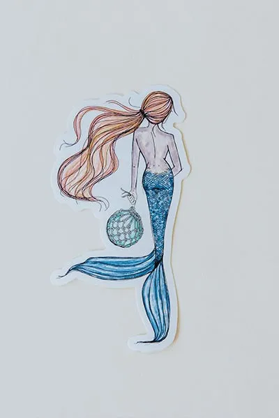 Glass Float Mermaid