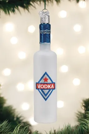 Glass Ornament - Vodka Bottle