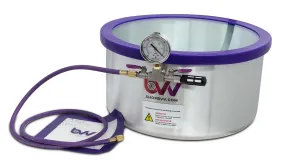 Glass Vac 7 Gallon Aluminum Vacuum Chamber