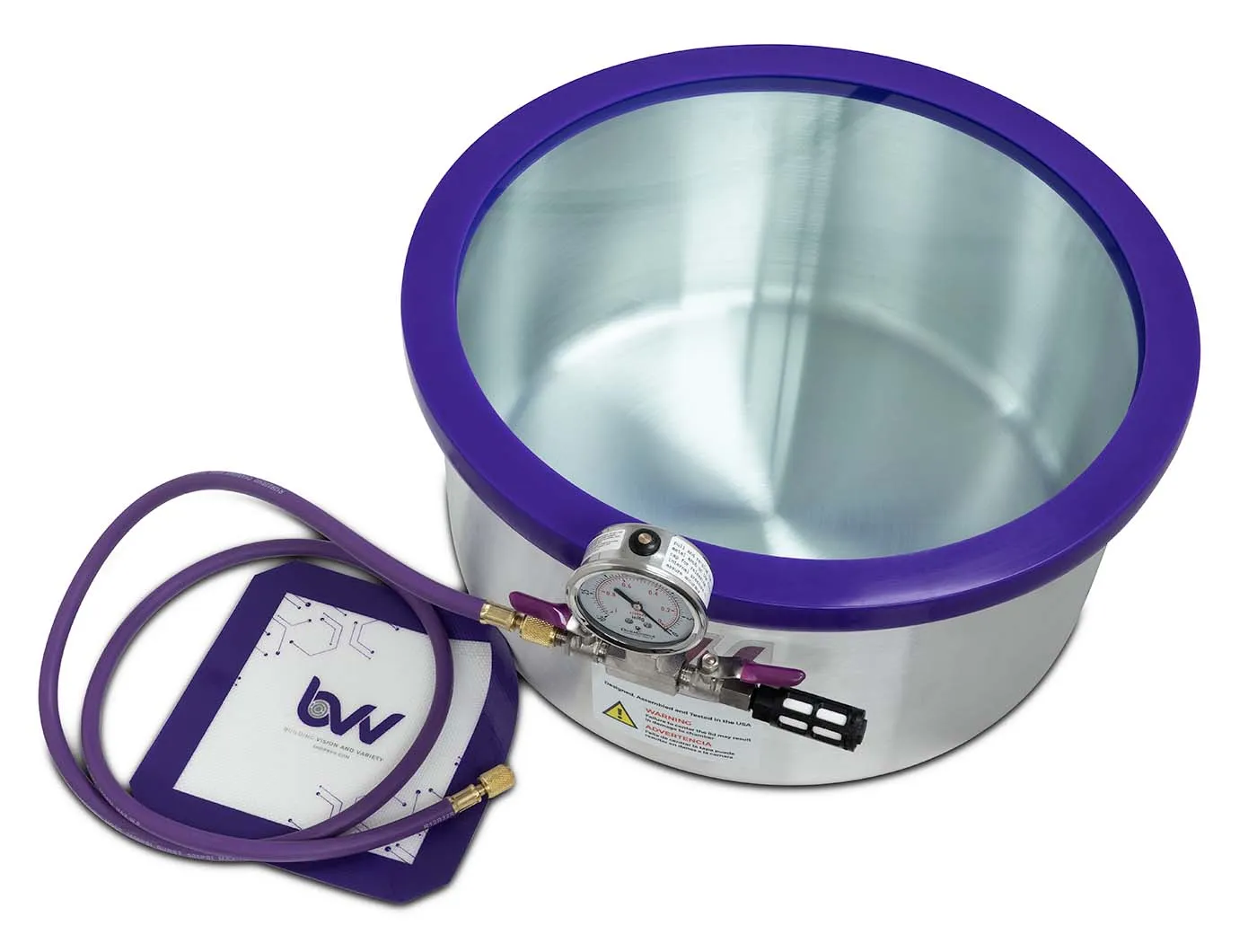 Glass Vac 7 Gallon Aluminum Vacuum Chamber