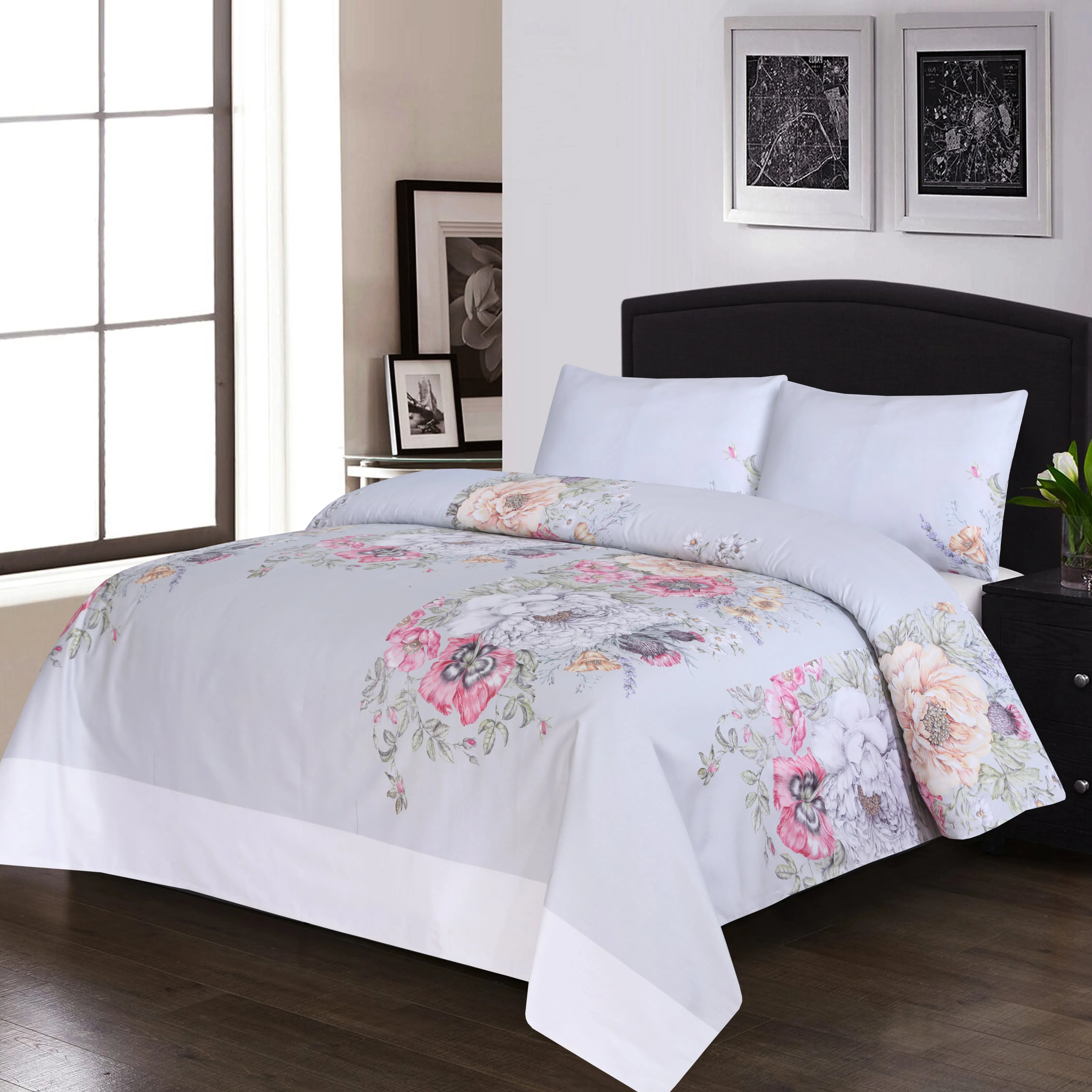 Grace D951 - Crystal Bed Sheet Set (Premium)