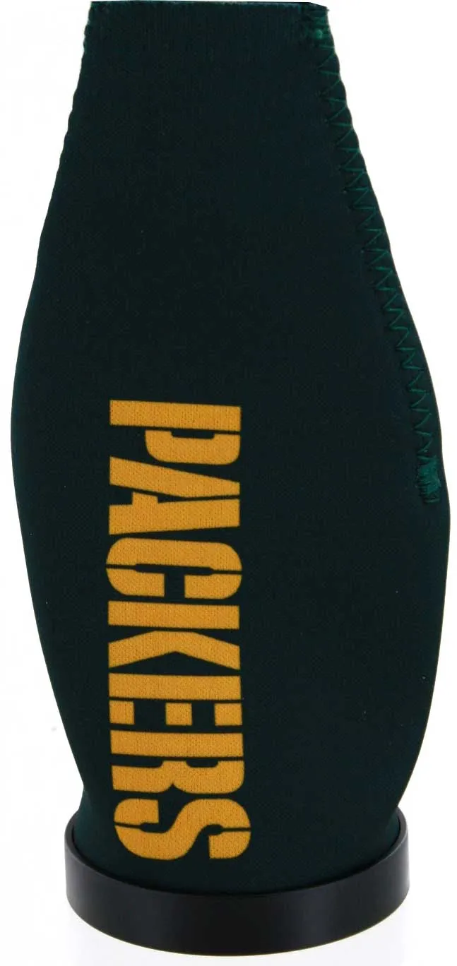 Green Bay Packers 3-Z Bottle Cooler Insulator with Bottle Opener