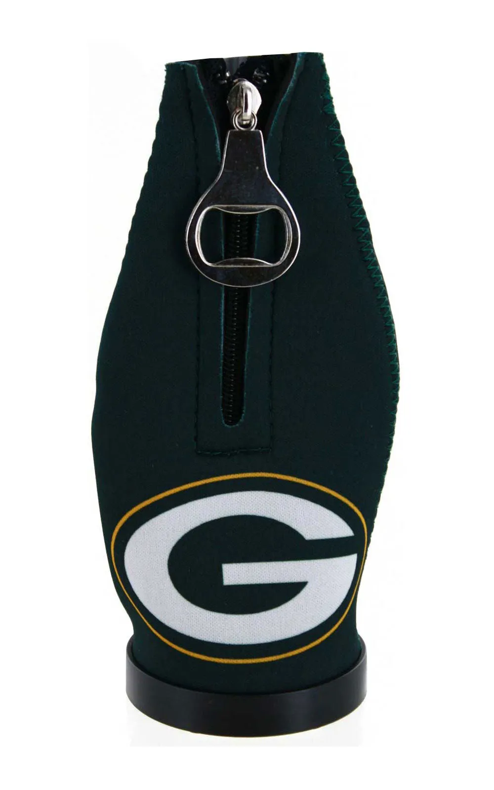 Green Bay Packers 3-Z Bottle Cooler Insulator with Bottle Opener