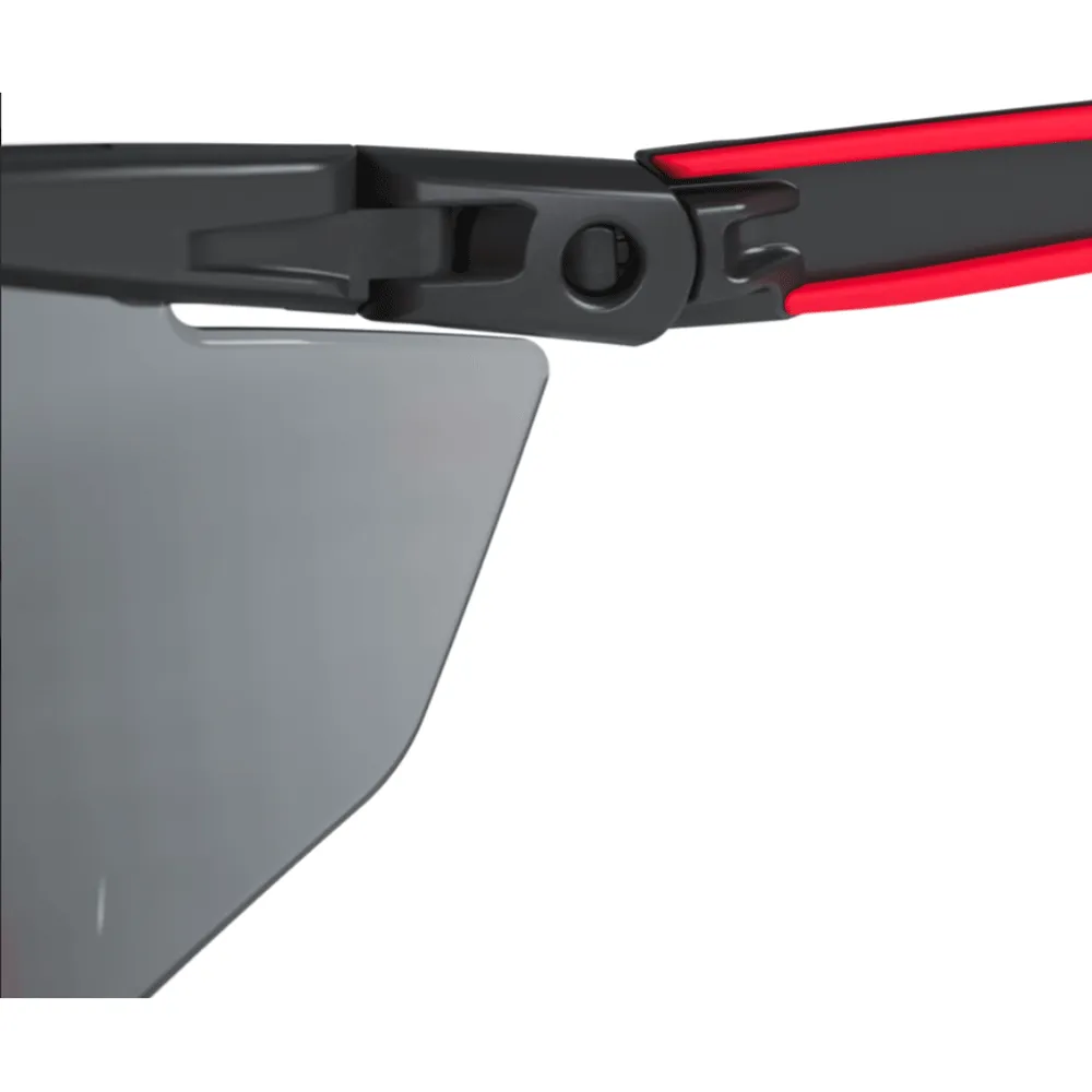 Hellberg 23333 Argon Red Anti-Fog/Scratch Safety Glasses