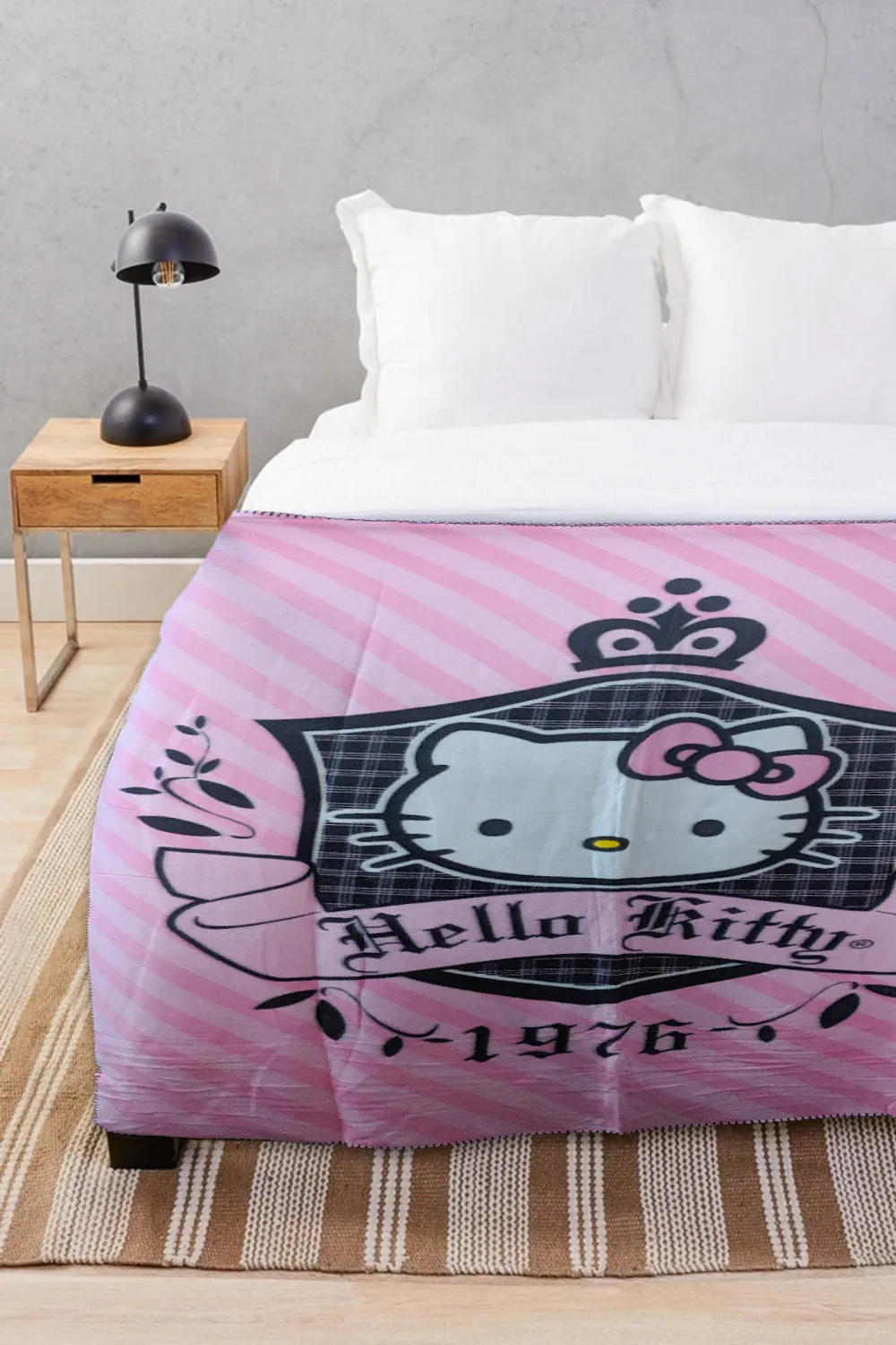 Hello Kitty Prep 1976 Fleece Blanket