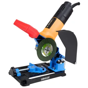 Homdum 2 IN1 Angle Grinder and Drill Machine Stand With Heavy Duty Cast Iron Base For 4"" Model.