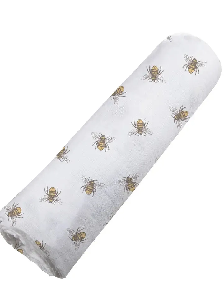 Honey Bee Bamboo Swaddle