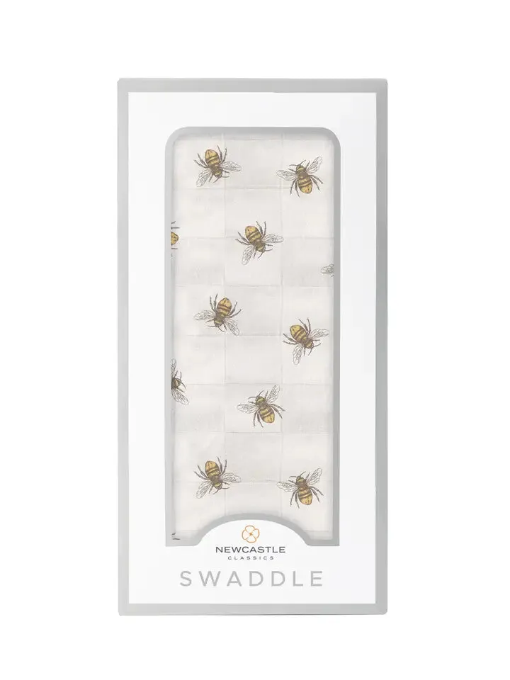 Honey Bee Bamboo Swaddle