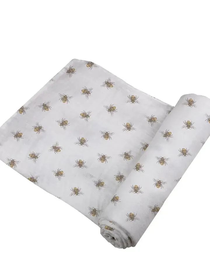 Honey Bee Bamboo Swaddle