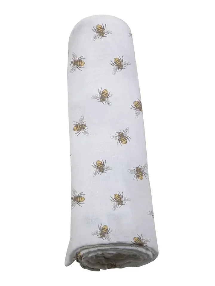 Honey Bee Bamboo Swaddle