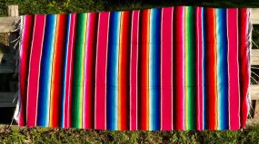 Hot Pink Large Serape Blanket