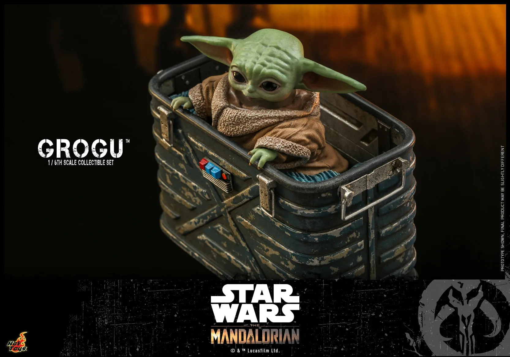 Hot Toys - TMS043 - Star Wars: The Mandalorian - 1/6th scale Grogu Collectible Set