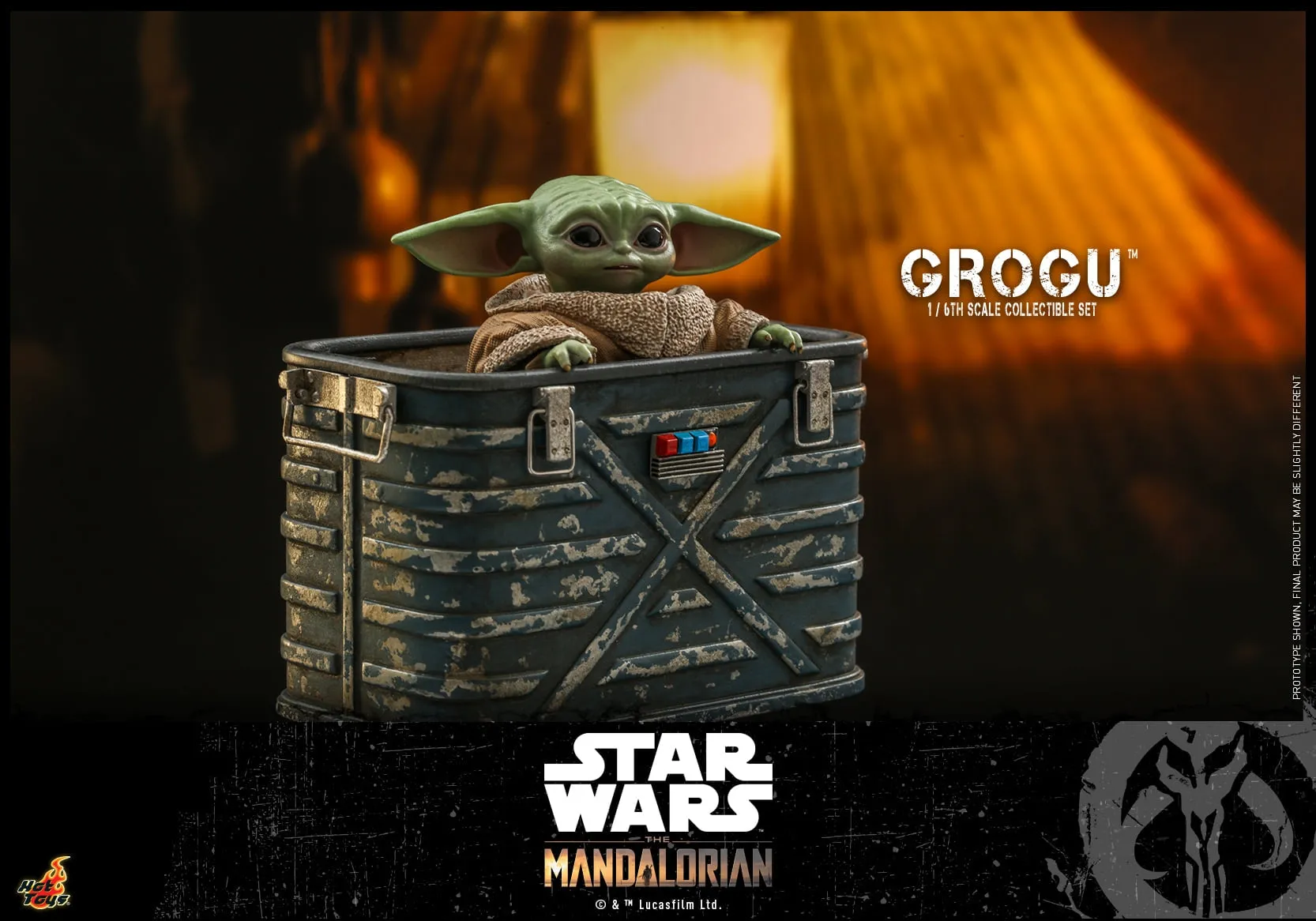 Hot Toys - TMS043 - Star Wars: The Mandalorian - 1/6th scale Grogu Collectible Set