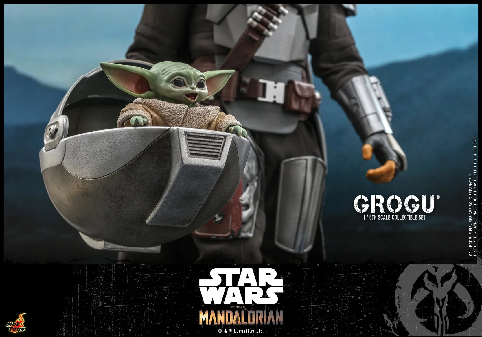 Hot Toys - TMS043 - Star Wars: The Mandalorian - 1/6th scale Grogu Collectible Set