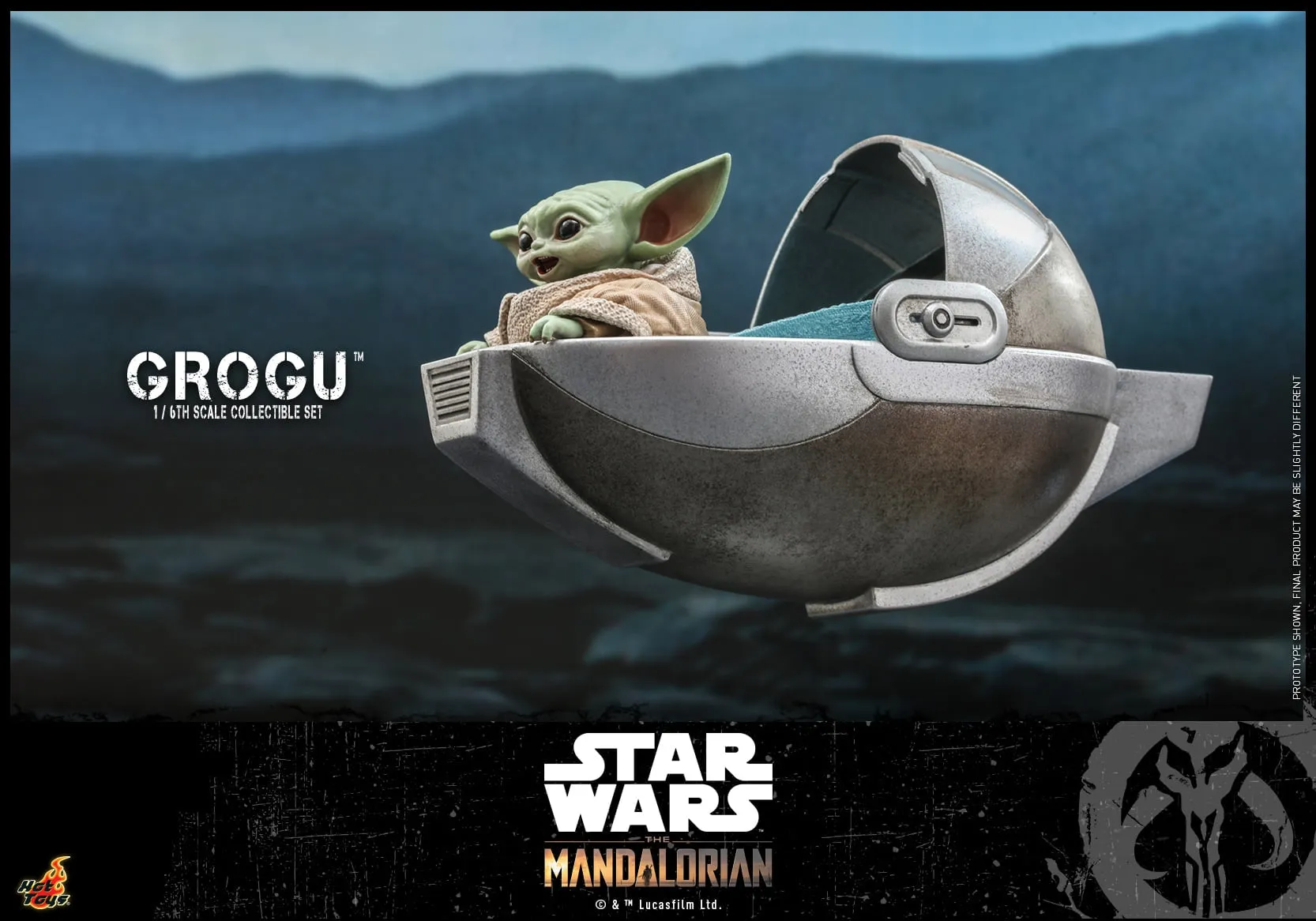 Hot Toys - TMS043 - Star Wars: The Mandalorian - 1/6th scale Grogu Collectible Set