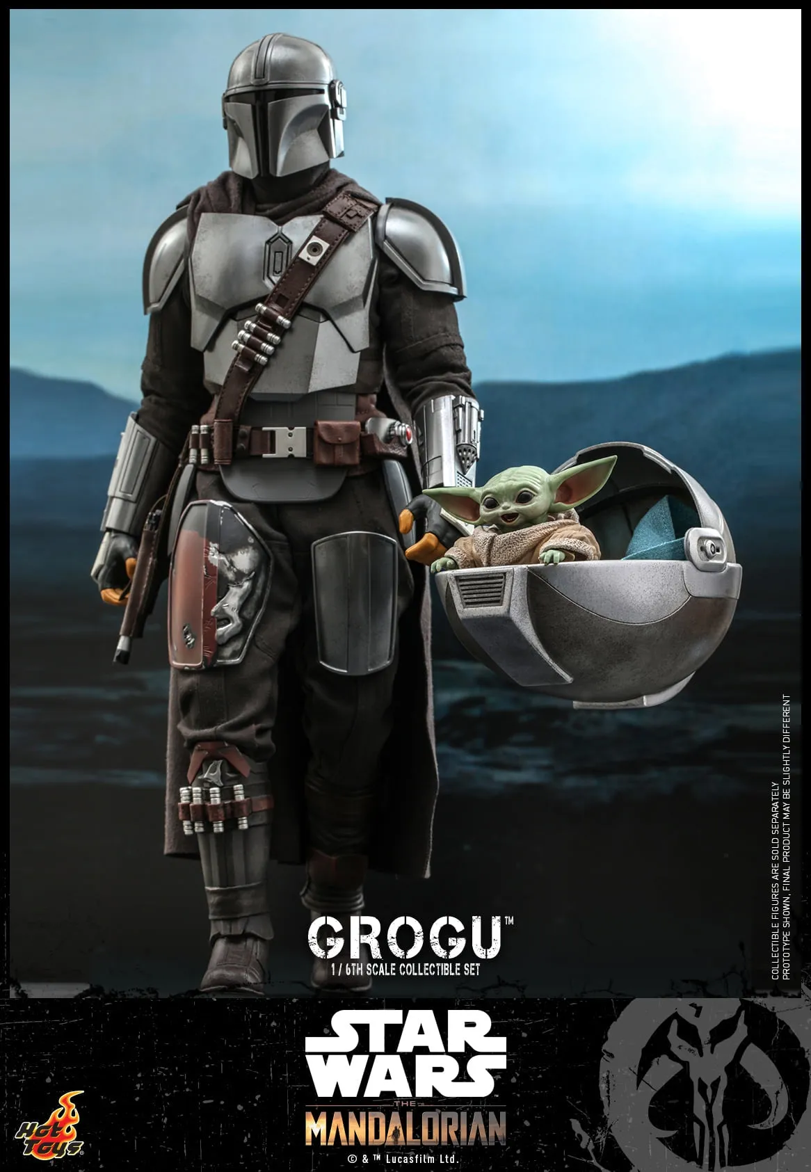 Hot Toys - TMS043 - Star Wars: The Mandalorian - 1/6th scale Grogu Collectible Set