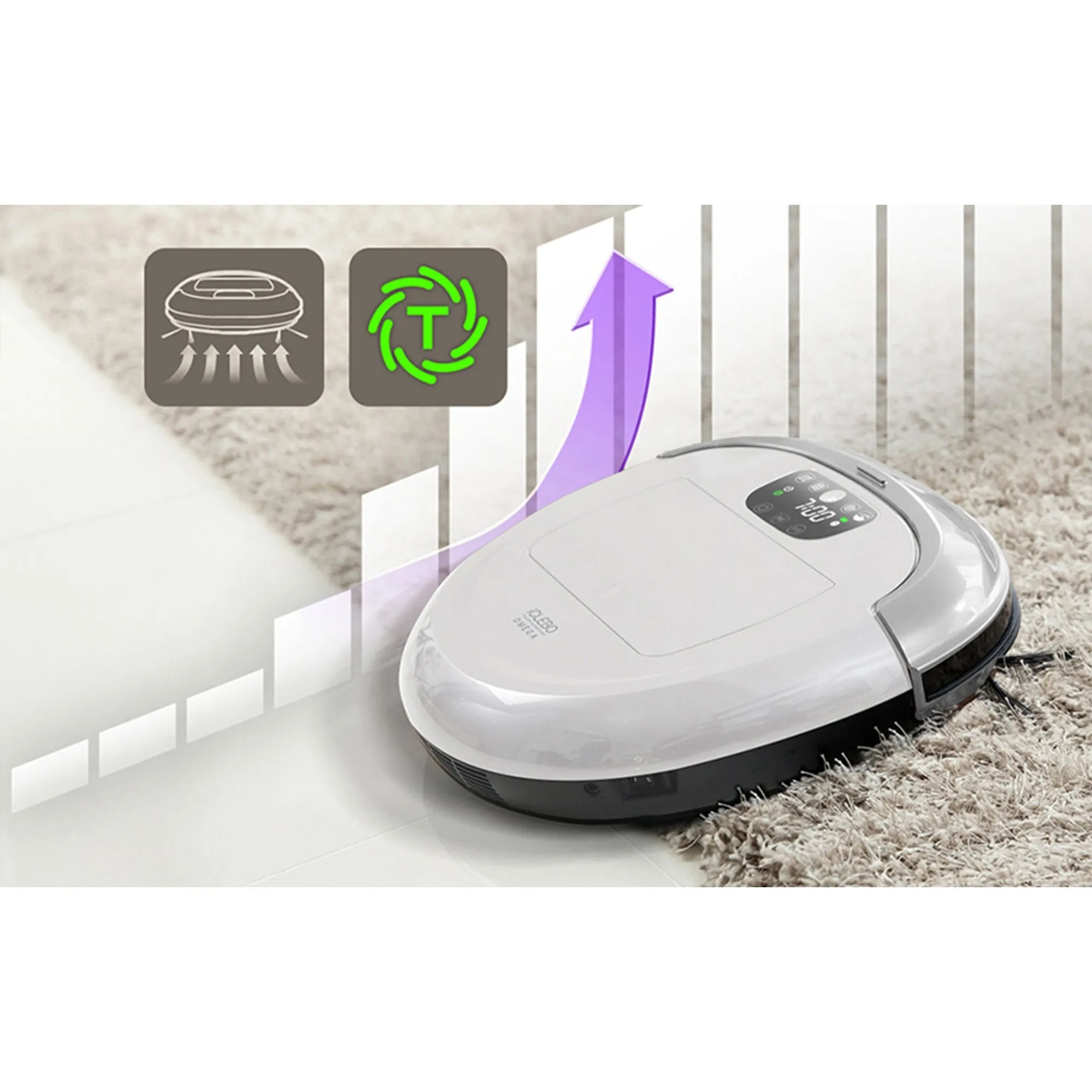 iClebo Omega W Robot Vacuum Cleaner