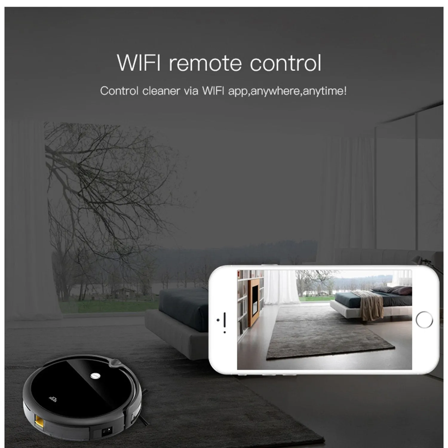 IMASS HD Video Surveillance Robot Vacuum Cleaner Mop