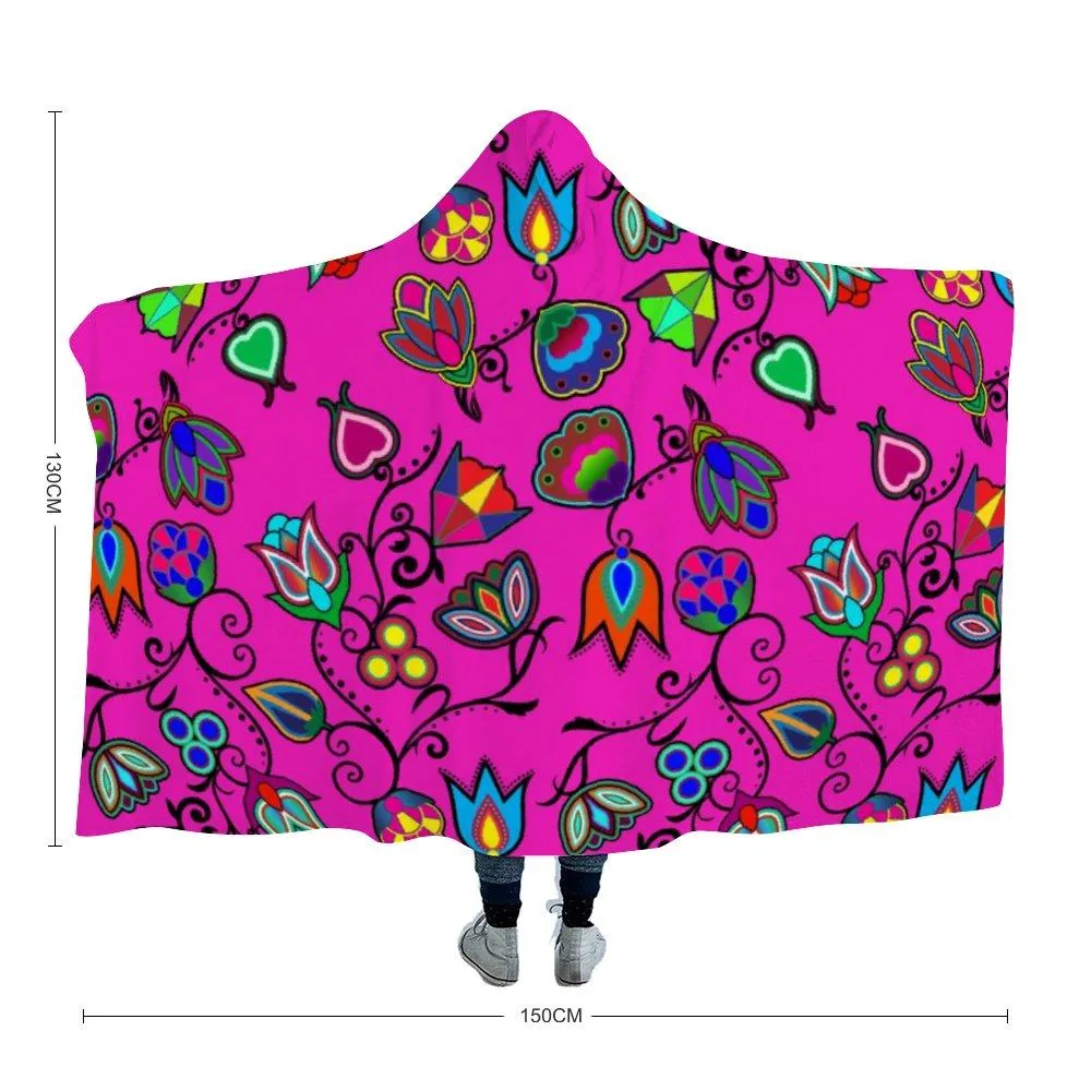 Indigenous Paisley Hooded Blanket